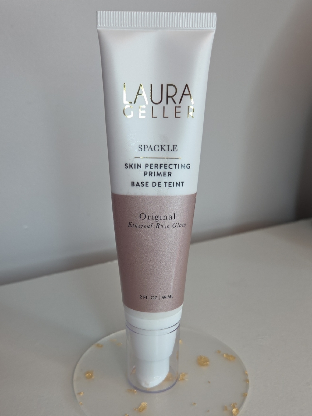 LAURA GELLER NEW YORK Spackle Primer - Ethereal Rose Glow - Super-Size 2 Fl Oz -